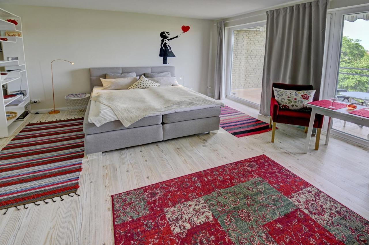 Fewo1846 - Flensview - Komfortables Studioapartment Mit Balkon Und Hafenblick Flensburg Dış mekan fotoğraf
