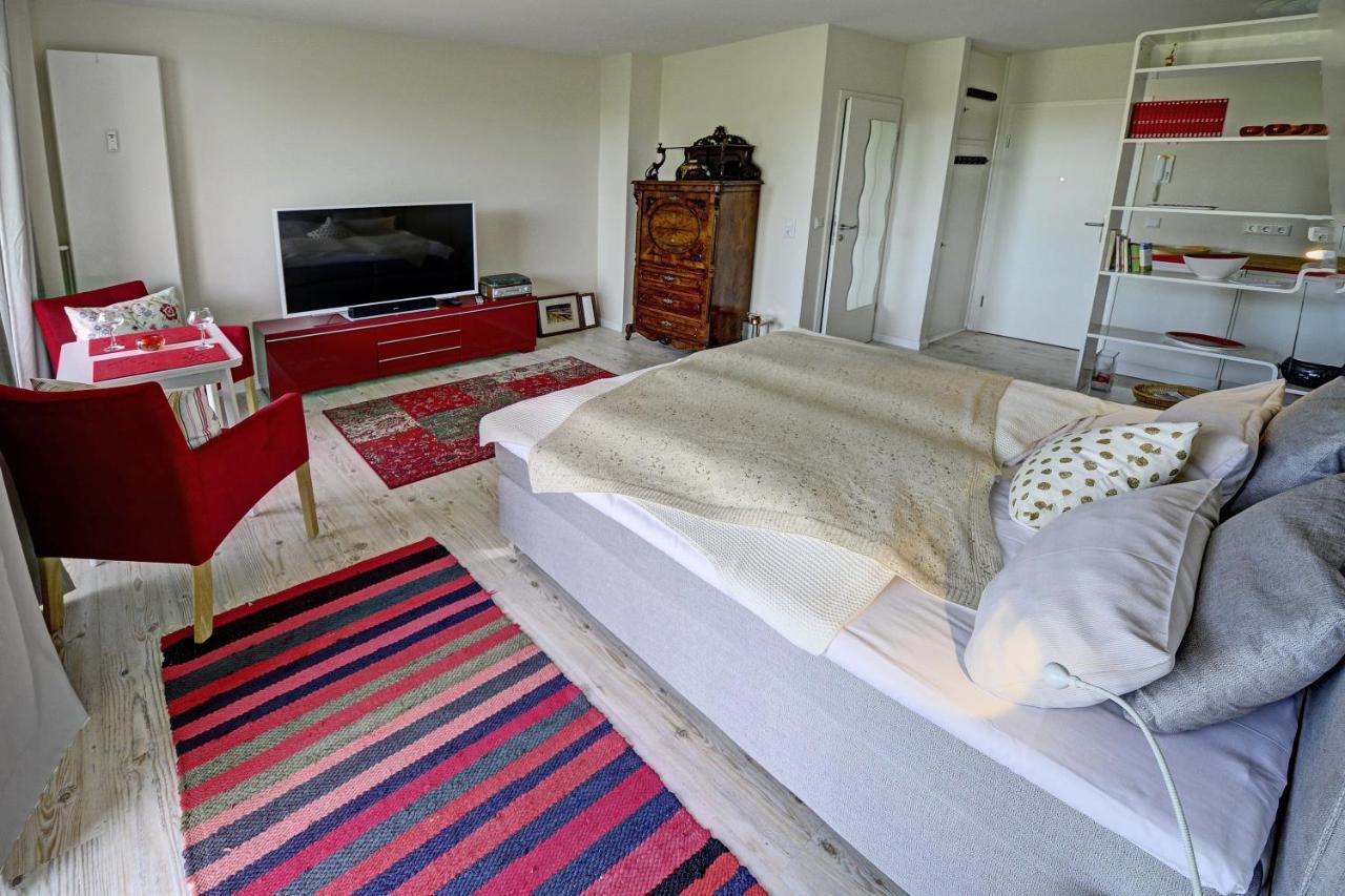Fewo1846 - Flensview - Komfortables Studioapartment Mit Balkon Und Hafenblick Flensburg Dış mekan fotoğraf